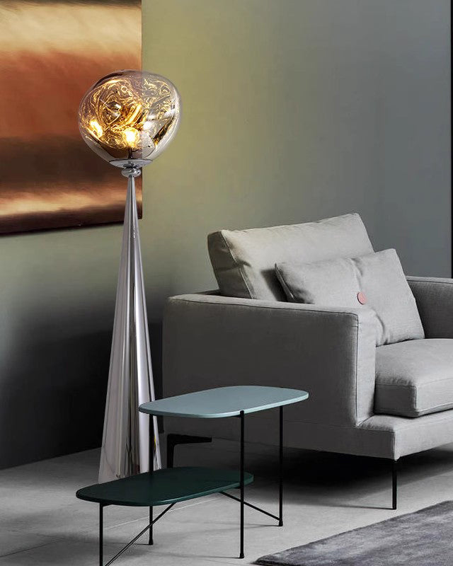 WOMO Lava Globe Floor Lamp-WM7085