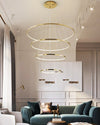 WOMO Large Tiered Ring Foyer Chandelier-WM2654 thumbnail