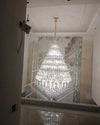 WOMO Tiered taper Crystal Foyer Chandelier-WM2384 thumbnail