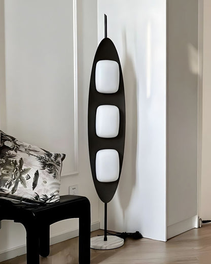 WOMO Modern Wood Oval Floor Lamp-WM7080