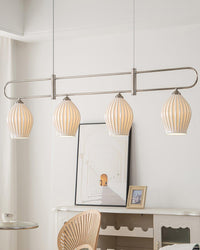 WOMO Ceramic Bud Linear Chandelier-WM2121b