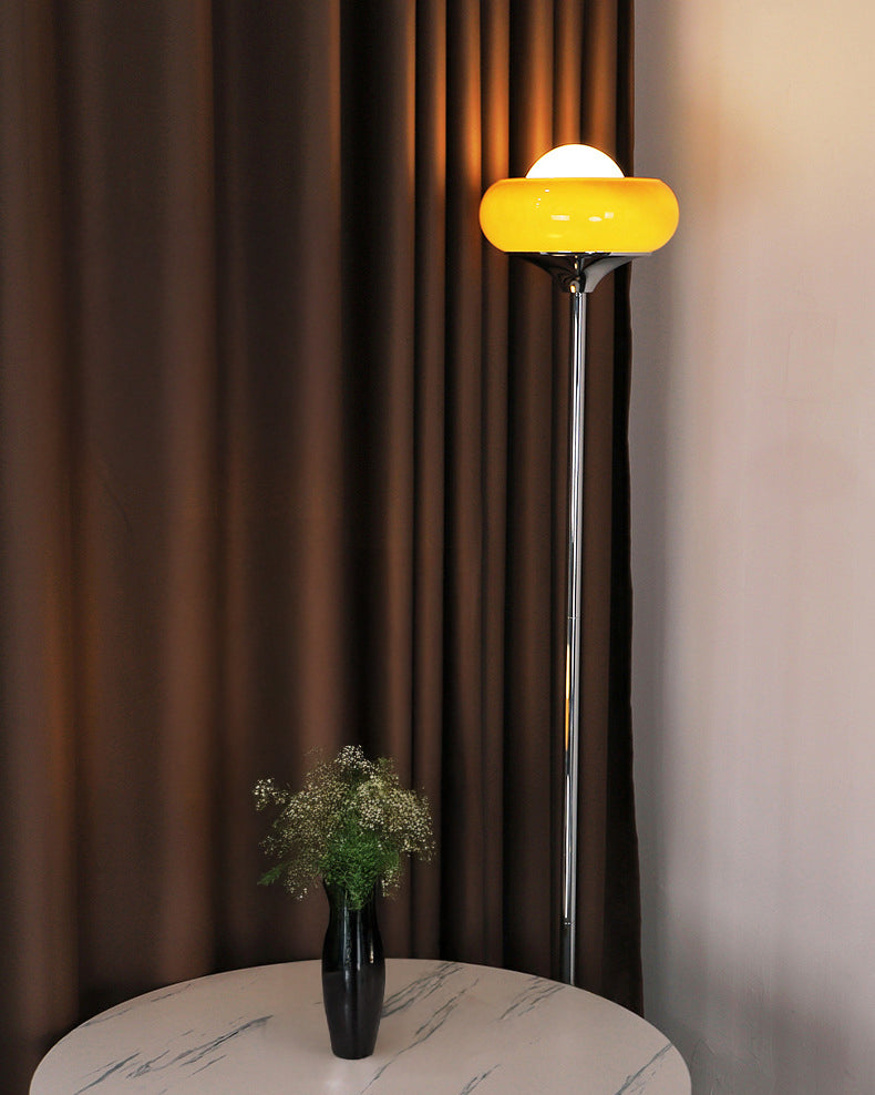 WOMO Torchiere Orange Floor Lamp-WM7092