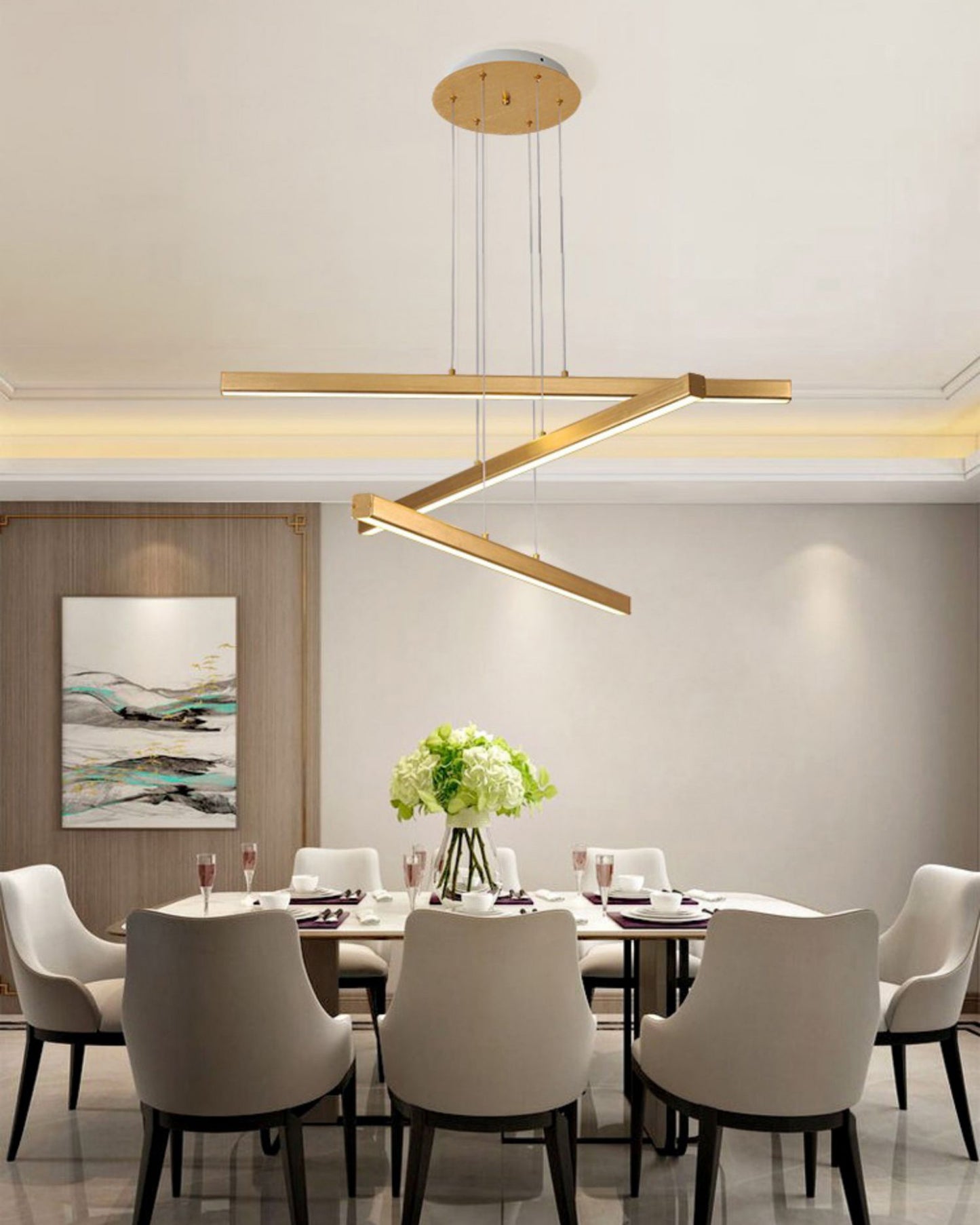 WOMO Multi Light Sticks Chandelier-WM2635