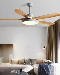 WOMO 5 Blade Modern Ceiling Fan Lamp-WM5129