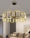 WOMO Rectangular Led Round Chandelier-WM2778 thumbnail
