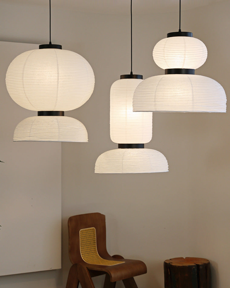 WOMO Lantern Silk Pendant Light-WM2472