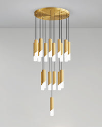 WOMO Cylinder Cascading Chandelier-WM2532