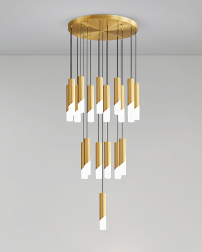 WOMO Cylinder Cascading Chandelier-WM2532