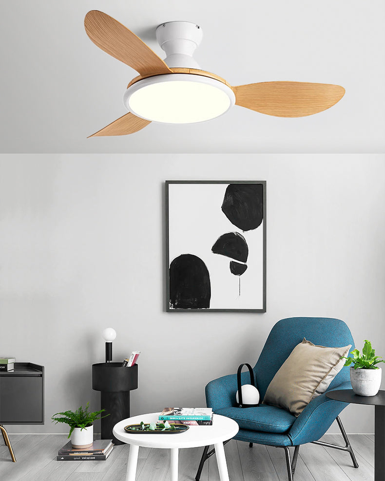 WOMO 42" Low Profile Ceiling Fan with Bright Light - WM5156