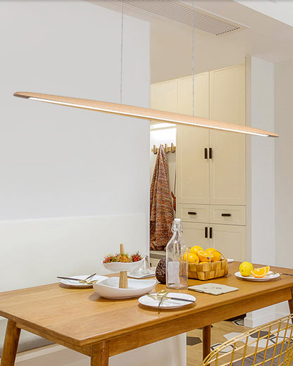 WOMO Wood Linear Led Pendant Light-WM2523