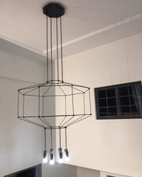 WOMO Wire Tiered Sculptural Chandelier-WM2066