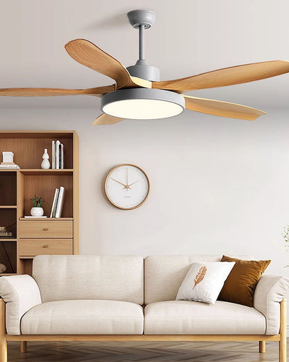 WOMO 5 Blade Modern Ceiling Fan Lamp-WM5129