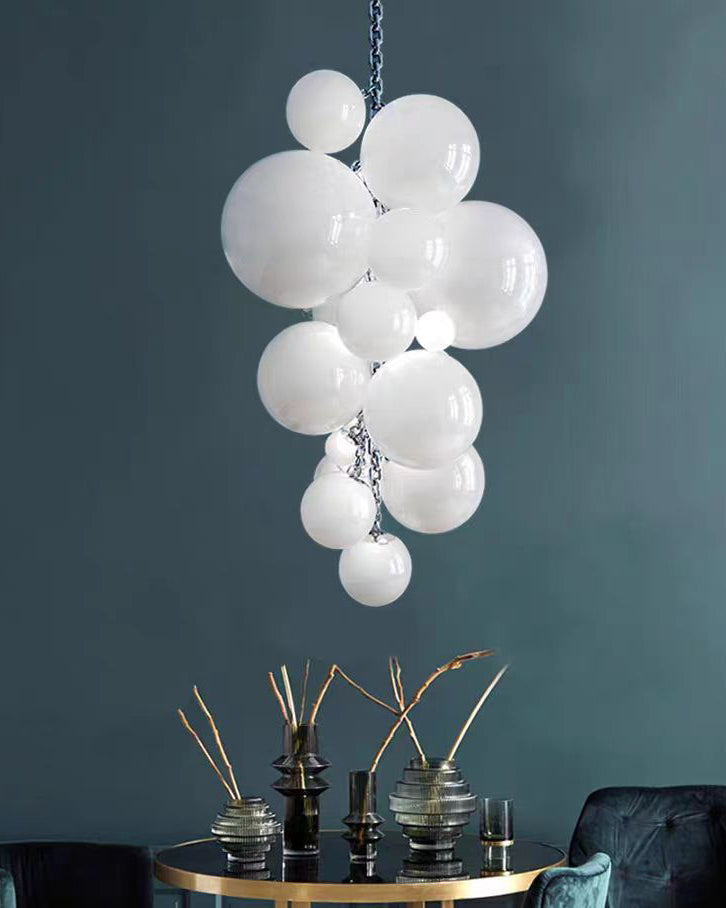 WOMO Long Glass Bubble Chandelier-WM2574