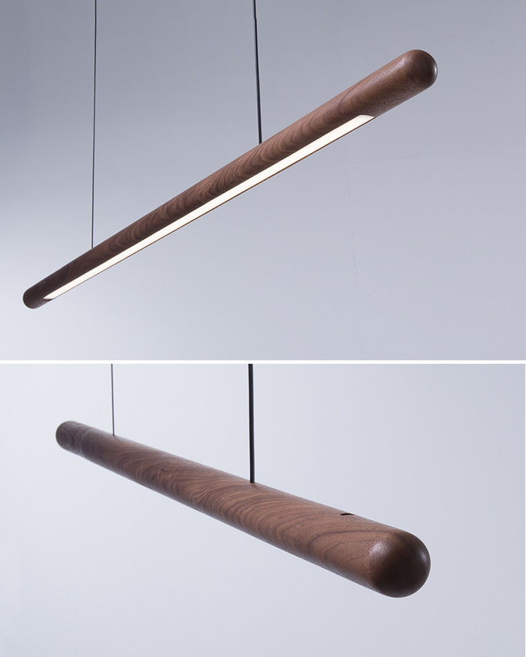 WOMO Walnut Linear Led Pendant Light-WM2520