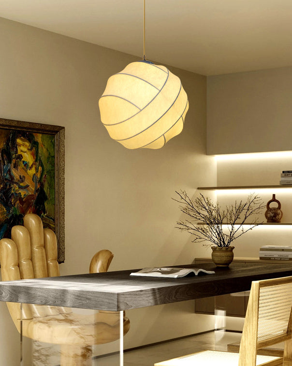 WOMO Globe Silk Pendant Light-WM2759