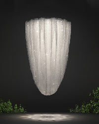 WOMO Cascading Crystal Foyer Chandelier-WM2750