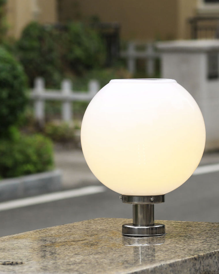 WOMO Globe Outdoor Pillar Light-WM9217