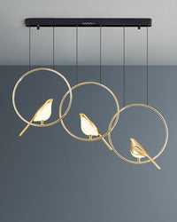 WOMO Gold Bird Chandelier-WM2512a