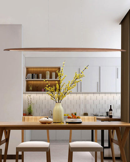 WOMO Wood Linear Led Pendant Light-WM2523