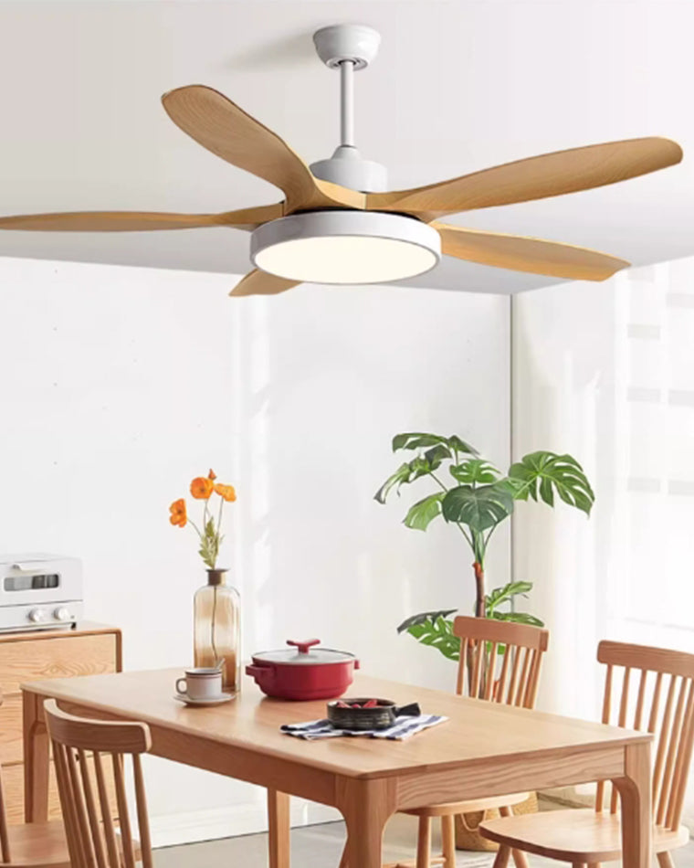 WOMO 5 Blade Modern Ceiling Fan Lamp-WM5129