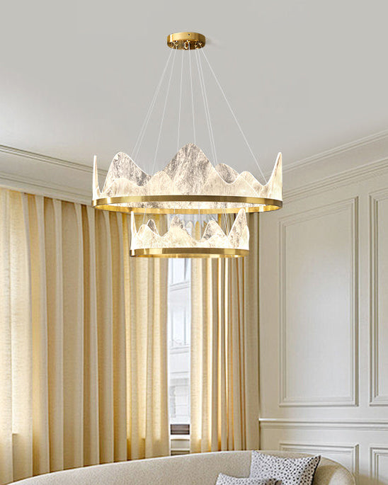 WOMO Wavy Round Chandelier-WM2361