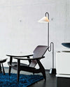 WOMO Fabric Gooseneck Floor Lamp-WM7096 thumbnail