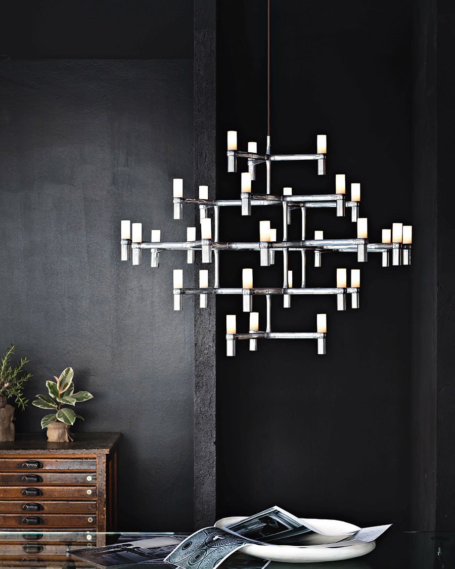 WOMO Modern Tiered Candlestick Chandelier-WM2554