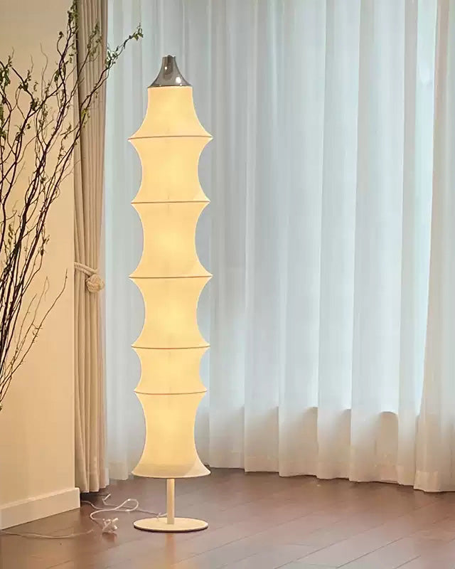 WOMO Column Silk Floor Lamp-WM7125