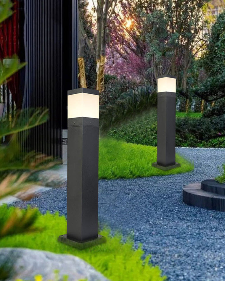 WOMO Square Bollard Light-WM9109