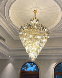 WOMO Massive Tiered Crystal Chandelier-WM2380