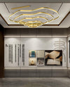 WOMO Oversized Tiered led Ring Chandelier-WM2599 thumbnail