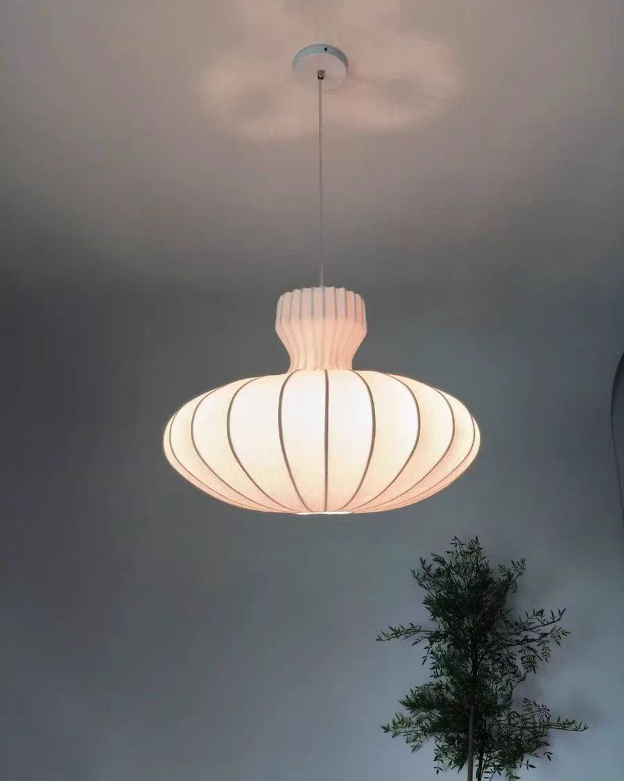 WOMO Flying Saucer Silk Pendant Light-WM2977