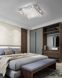 WOMO Square Crystal Ceiling Light-WM1141