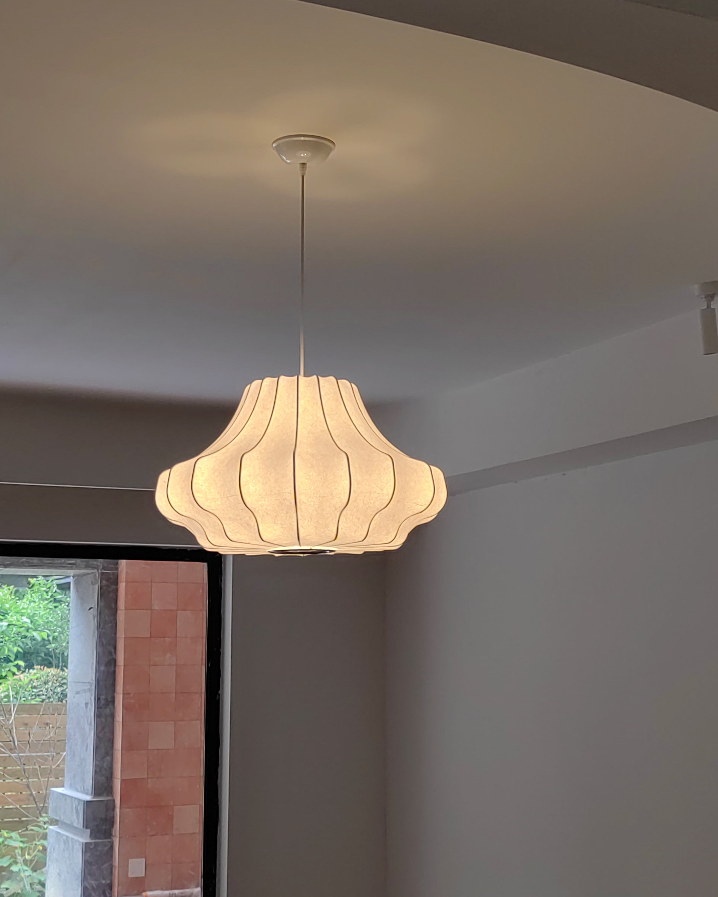 WOMO Japandi Silk Pendant Light-WM2947