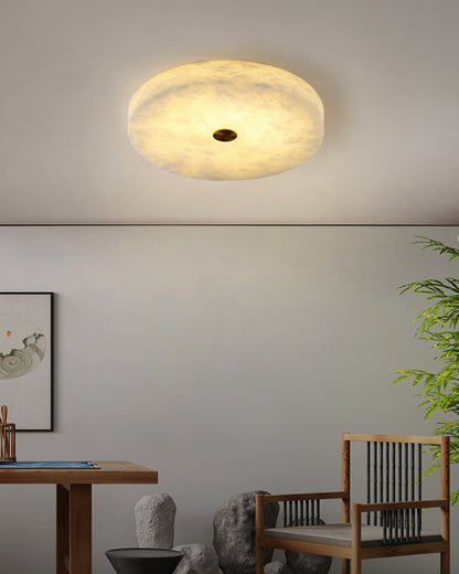 WOMO Modern Round Alabaster Ceiling Light-WM1118