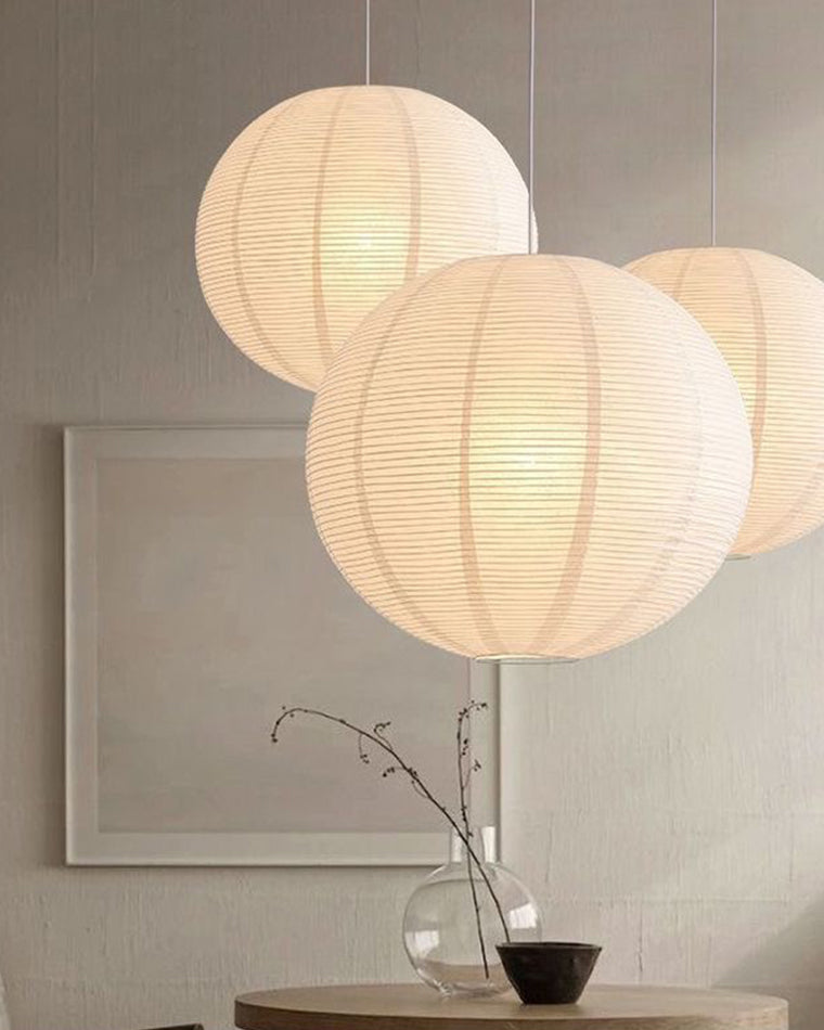 WOMO Rice Paper Globe Pendant Light-WM2722