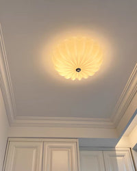 WOMO Pleated Glass Flush Mount Ceiling Light-WM1133