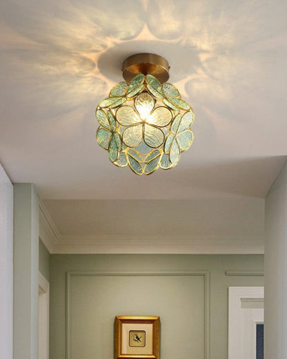 WOMO Tiffany Floral Ceiling Light-WM1128