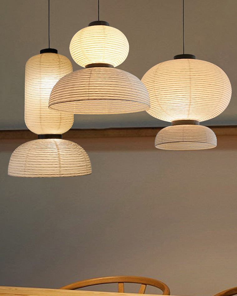 WOMO Lantern Silk Pendant Light-WM2472