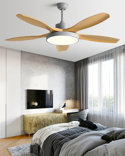 WOMO 5 Blade Modern Ceiling Fan Lamp-WM5129