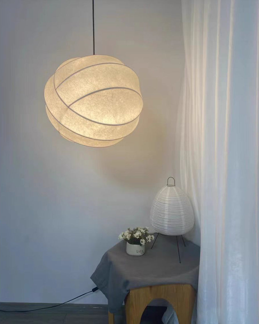 WOMO Globe Silk Pendant Light-WM2759