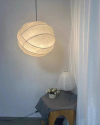 WOMO Globe Silk Pendant Light-WM2759