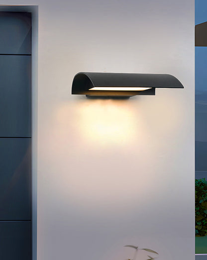 WOMO Curved Outdoor Wall Light-WM9070