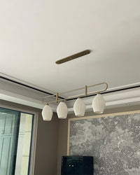 WOMO Ceramic Bud Linear Chandelier-WM2121b