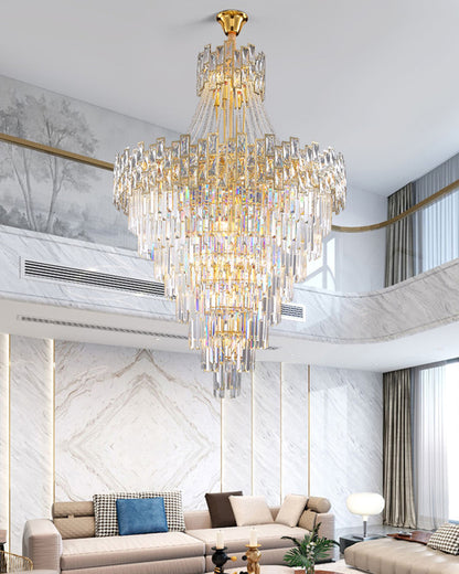 WOMO Massive Tiered Crystal Chandelier-WM2380