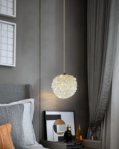 WOMO Small Crystal Sphere Pendant Light-WM2367