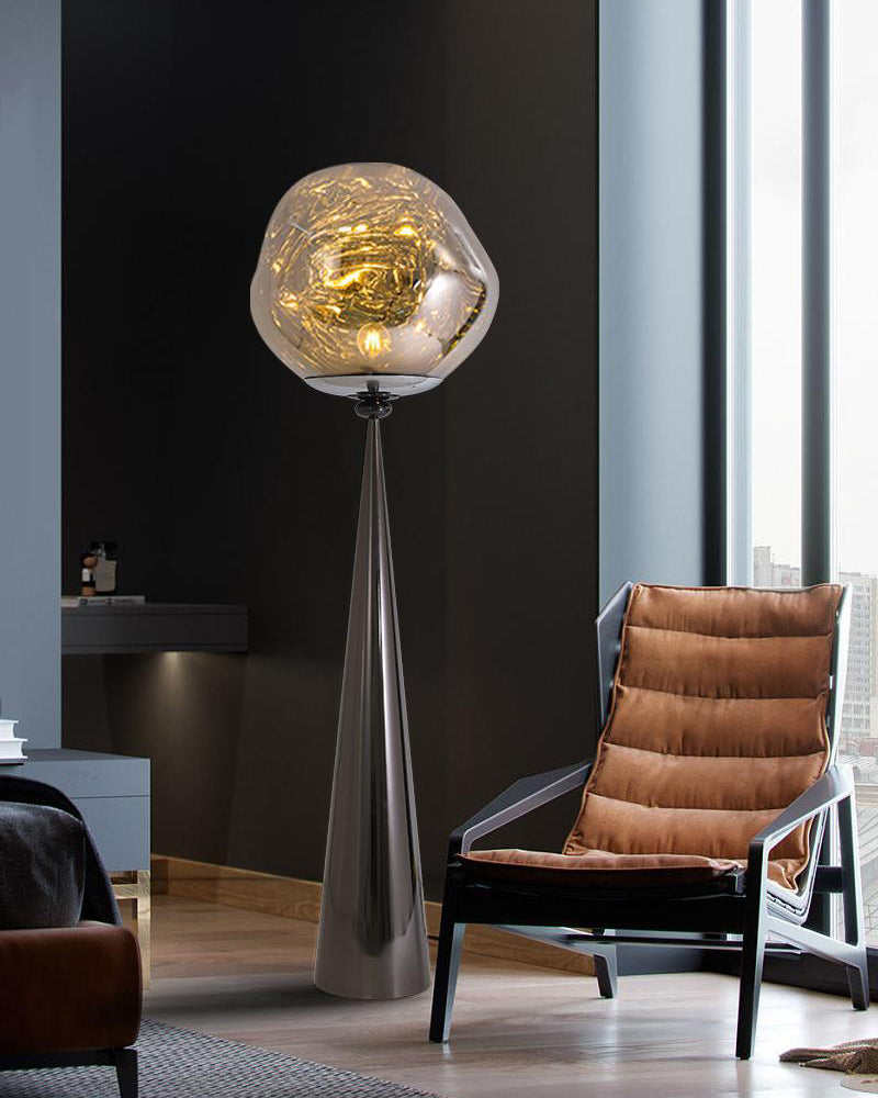 WOMO Lava Globe Floor Lamp-WM7085