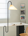 WOMO Fabric Gooseneck Floor Lamp-WM7096 thumbnail