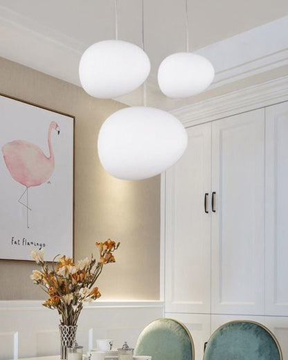 WOMO Egg Asymmetrical Globe Pendant Light-WM2497