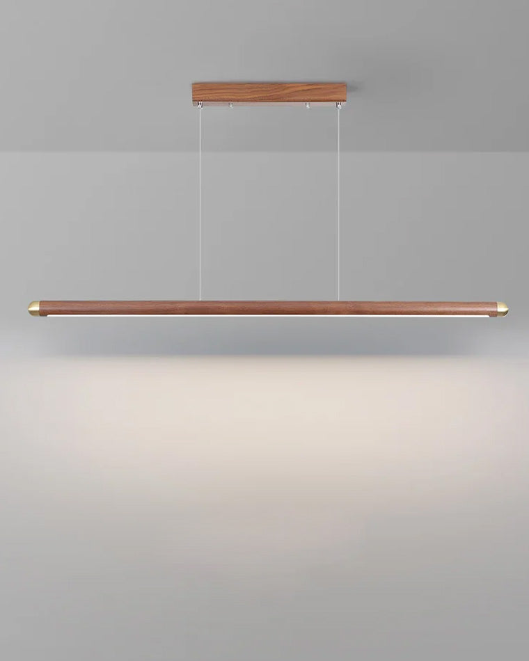 WOMO Walnut Linear Led Pendant Light-WM2520